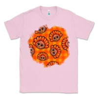 Bubblegum Pink Thanksgiving Turkey With Tartan Patch Classic Tee - BundleAndBundleShop