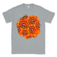 Heather Grey Thanksgiving Turkey With Tartan Patch Classic Tee - BundleAndBundleShop