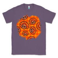 Lavender Thanksgiving Turkey With Tartan Patch Classic Tee - BundleAndBundleShop