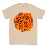 Mushroom Thanksgiving Turkey With Tartan Patch Classic Tee - BundleAndBundleShop