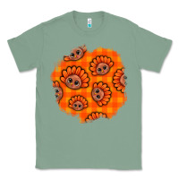 Sage Thanksgiving Turkey With Tartan Patch Classic Tee - BundleAndBundleShop
