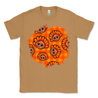 Toasted Coconut Thanksgiving Turkey With Tartan Patch Classic Tee - BundleAndBundleShop