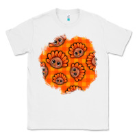 White Thanksgiving Turkey With Tartan Patch Classic Tee - BundleAndBundleShop