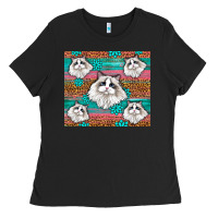 Black Western Ragdoll Cat Ladies Tee - LillyAllenDesigns