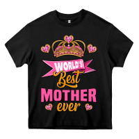 Black world's best mother ever Heavy Core Tee - Jasminsmagicworld