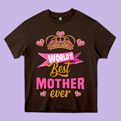 World's Best Mother Ever Heavy Core Tee Designed By Jasminsmagicworld