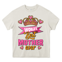 Cream world's best mother ever Heavy Core Tee - Jasminsmagicworld