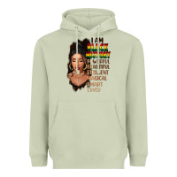 Matcha I am black history black girl Heavyweight Hoodie - FaDigitalArtStudio