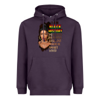 I Am Black History Black Girl Heavyweight Hoodie | Teevron