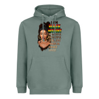 Sage I am black history black girl Heavyweight Hoodie - FaDigitalArtStudio