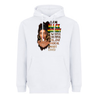 White I am black history black girl Heavyweight Hoodie - FaDigitalArtStudio