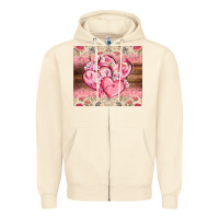 Sandshell cancer hearts Zipper Hoodie - CowGirlArtShop