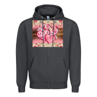 Smoke cancer hearts Zipper Hoodie - CowGirlArtShop