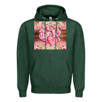 Cancer Hearts Zipper Hoodie | Teevron