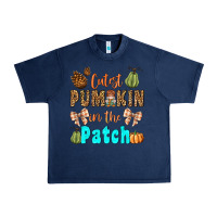 Navy cutest pumpkin in the patch Urban Heavy Tee - BundleAndBundleShop