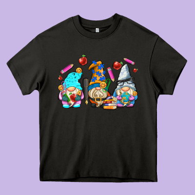 Teacher Gnomes Heavy Core Tee Designed By Adodesignshop