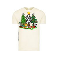 Vintage Arctic Christmas With Soccer Trees Vintage Tee - BundleAndBundleShop