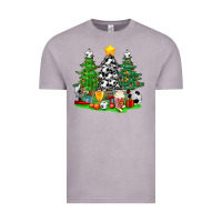 Vintage Zinc Christmas With Soccer Trees Vintage Tee - BundleAndBundleShop
