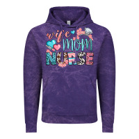 Cloud Purple Wife Mom Nurse Vintage Hoodie - BundleAndBundleShop
