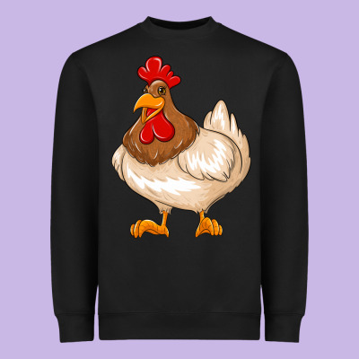Cute Chicken Heavyweight Sweatshirt Designed By Texasbilliewilder