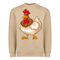 Mushroom cute chicken Heavyweight Sweatshirt - texasbilliewilder