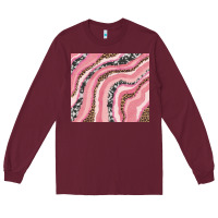 Burgundy valentine's day watercolor Long Sleeve Tee - RanaPortraitStore