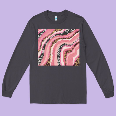 Valentine's Day Watercolor Long Sleeve Tee Designed By Ranaportraitstore