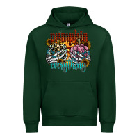 Forest Green Pumpkin Everything Urban Hoodie - CowhideDigitalArt