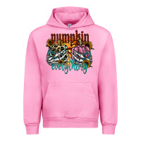 Fuchsia Pink Pumpkin Everything Urban Hoodie - CowhideDigitalArt