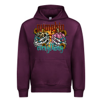 Mauve Wine Pumpkin Everything Urban Hoodie - CowhideDigitalArt
