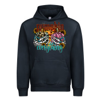 Navy Pumpkin Everything Urban Hoodie - CowhideDigitalArt