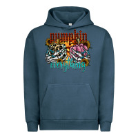 Pigment Midnight Navy Pumpkin Everything Urban Hoodie - CowhideDigitalArt