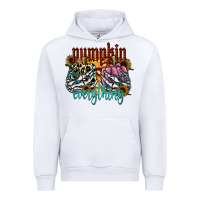 White Pumpkin Everything Urban Hoodie - CowhideDigitalArt