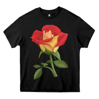 Black Ketchup And Mustard Rose Heavy Core Tee - LillyAllenDesigns