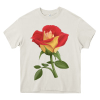 Cream Ketchup And Mustard Rose Heavy Core Tee - LillyAllenDesigns