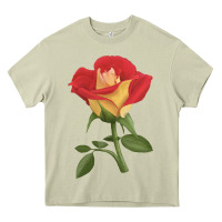 Mossy Ketchup And Mustard Rose Heavy Core Tee - LillyAllenDesigns