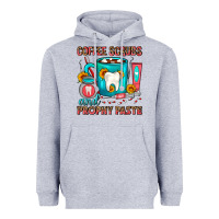 Heather Grey Coffee Scrubs And Prophy Paste Dentist Coffee Heavyweight Hoodie - FaDigitalArtStudio