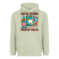 Matcha Coffee Scrubs And Prophy Paste Dentist Coffee Heavyweight Hoodie - FaDigitalArtStudio