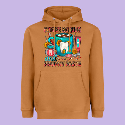 Coffee Scrubs And Prophy Paste Dentist Coffee Heavyweight Hoodie Designed By Fadigitalartstudio