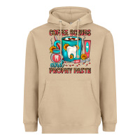 Mushroom Coffee Scrubs And Prophy Paste Dentist Coffee Heavyweight Hoodie - FaDigitalArtStudio