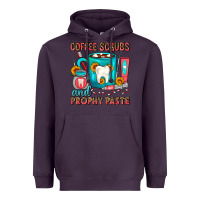 Plum Coffee Scrubs And Prophy Paste Dentist Coffee Heavyweight Hoodie - FaDigitalArtStudio
