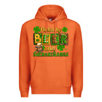 Carrot St. Patrick's Fueled by beer and shenanigangs Premium Hoodie - OliviaCreatesArt