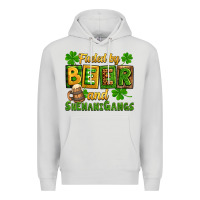 Dove Grey St. Patrick's Fueled by beer and shenanigangs Premium Hoodie - OliviaCreatesArt