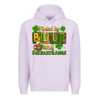 Lilac St. Patrick's Fueled by beer and shenanigangs Premium Hoodie - OliviaCreatesArt