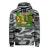 Slate Camo St. Patrick's Fueled by beer and shenanigangs Premium Hoodie - OliviaCreatesArt