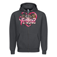 Smoke brave and strong cancer awareness Zipper Hoodie - CowGirlArtShop