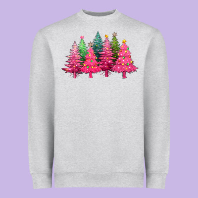 Christmas Tress With Lights Heavyweight Sweatshirt Designed By Texasbilliewilder