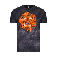 Cloud Black Thanksgiving Turkey With Tartan Patch Vintage Tee - BundleAndBundleShop