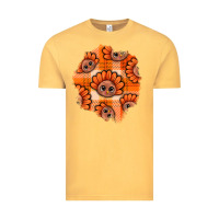Vintage Mustard Thanksgiving Turkey With Tartan Patch Vintage Tee - BundleAndBundleShop