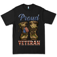 Black proud veteran camo shoes Premium Tee - Jasminsmagicworld